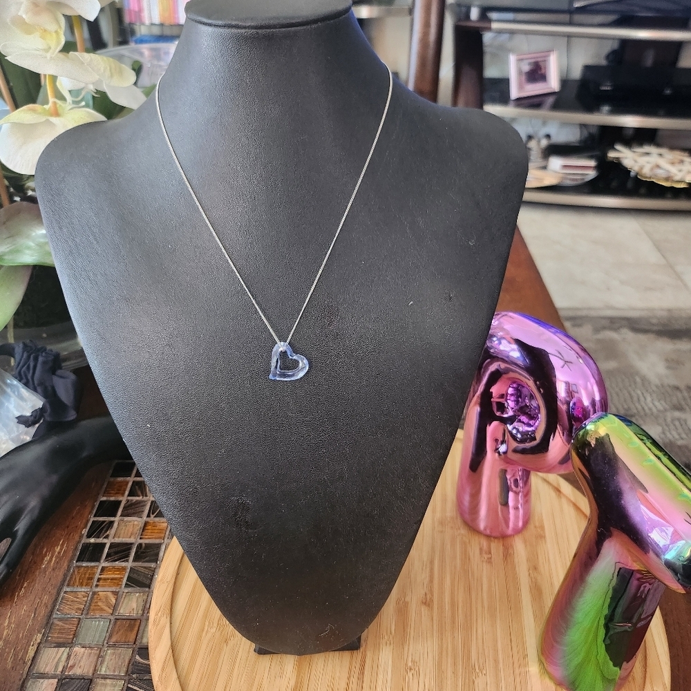 Swarovski Loveheart Provence Lavender Pendant